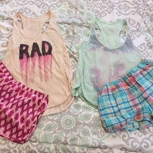 XHILARATION SIZE SMALL PAJAMA SETS *lot of 2*